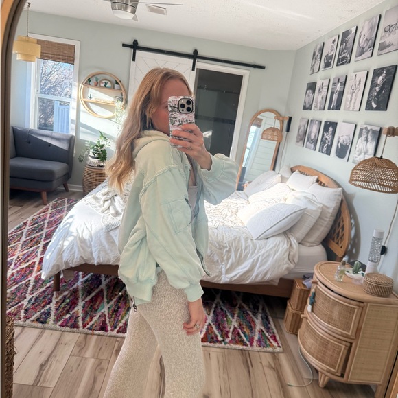 We The Free By Your Side Lined Hoodie opal blue XS - Picture 3 of 11